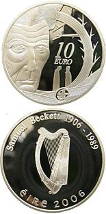 100e geboortedag Samuel Beckett 10 euro Ierland 2006 Proof